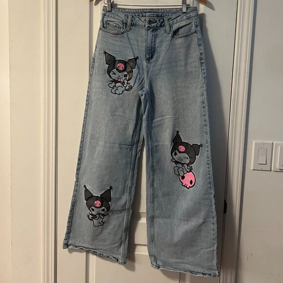SANRIO Kuromi Straight Leg Jeans - Picture 2 of 10